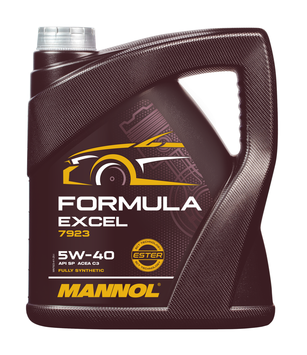 7923-004 масло мот.синт. Formula Excel 5W-40 (4л) MANNOL; API SP, ACEA C3