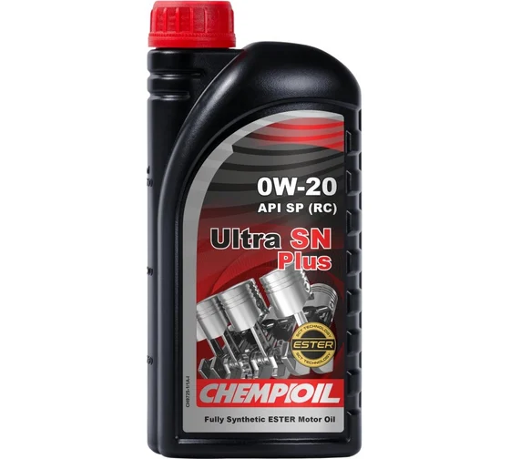 Ultra SN Plus 0W-20 (API SP (RC)) синтетическое моторное масло 0W20 (1л) CHEMPIOIL (20) 9725