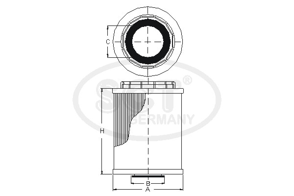 SH427P Фильтр масляный SCT AUDI A6/A8/Q7/VW G3/T5/PASSAT/SHARAN/TOUAREG 2.3-4.2 96-