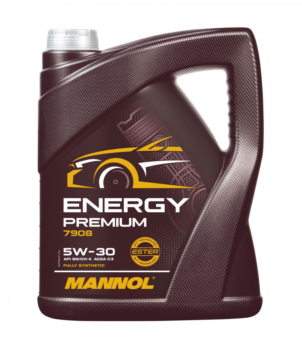 7908-004 масло мот.синт. Energy Premium 5W/30 (4л) MANNOL; API SP, ACEA C3