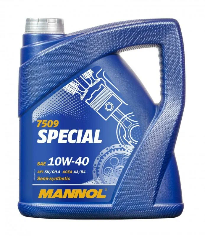 7509-004 масло мот.п/синт. Special 10W40 (4л) MANNOL; API SN/CH-4, ACEA A3/B4
