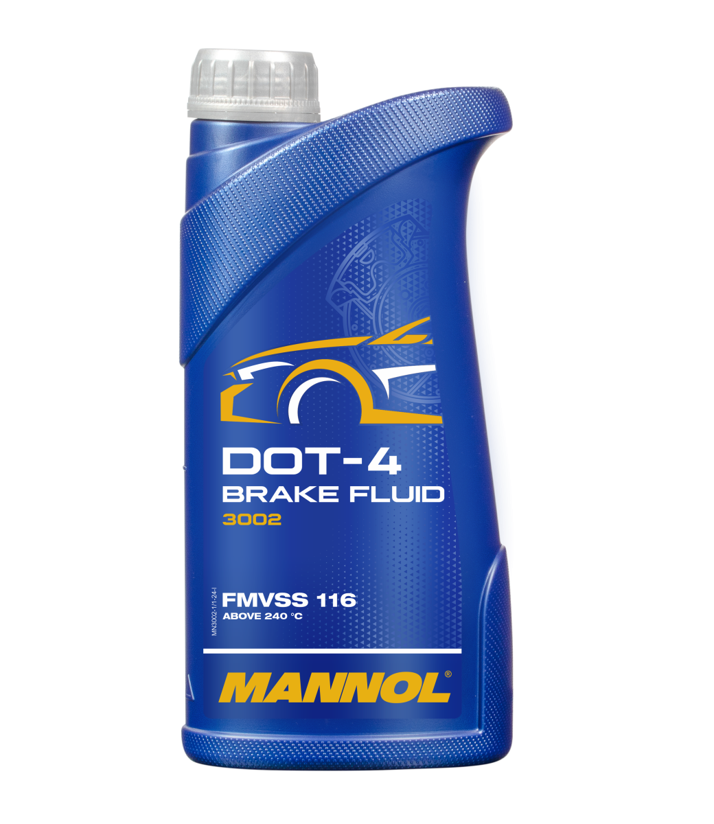Тормозная жидкость Brake Fluid DOT-4 (910г) MANNOL