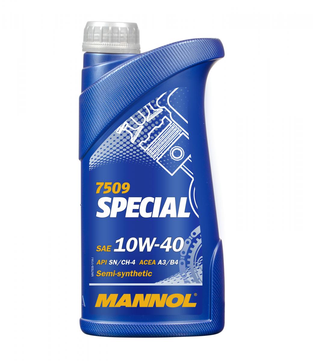 7509-001 масло мот.п/синт. Special 10W40 (1л) MANNOL; API SN/CH-4, ACEA A3/B4