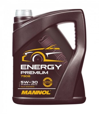 7908-005 масло мот.синт. Energy Premium 5W/30 (5л) MANNOL; API SP, ACEA C3