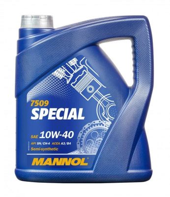 7509-004 масло мот.п/синт. Special 10W40 (4л) MANNOL; API SN/CH-4, ACEA A3/B4