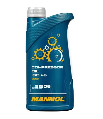 2901-001 Компрессорное масло Compressor Oil ISO 46 (1л) MANNOL