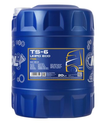 7106-020 Масло моторное синтетическое TS-6 UHPD 10W-40 Eco UAE (20л) MANNOL