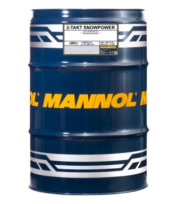 7201-060 масло мот.синт. 2-Takt Snowpower  (60л) MANNOL; API TC+/JASO FD