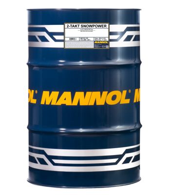 7201-208 масло мот.синт. 2-Takt Snowpower  (208л) MANNOL; API TC+/JASO FD