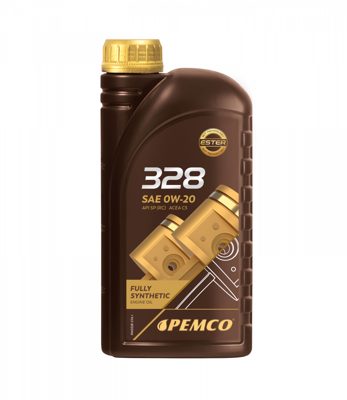 Масло моторное синтетическое универсальное всесезонное 328 SAE 0W-20 (1л) PEMCO